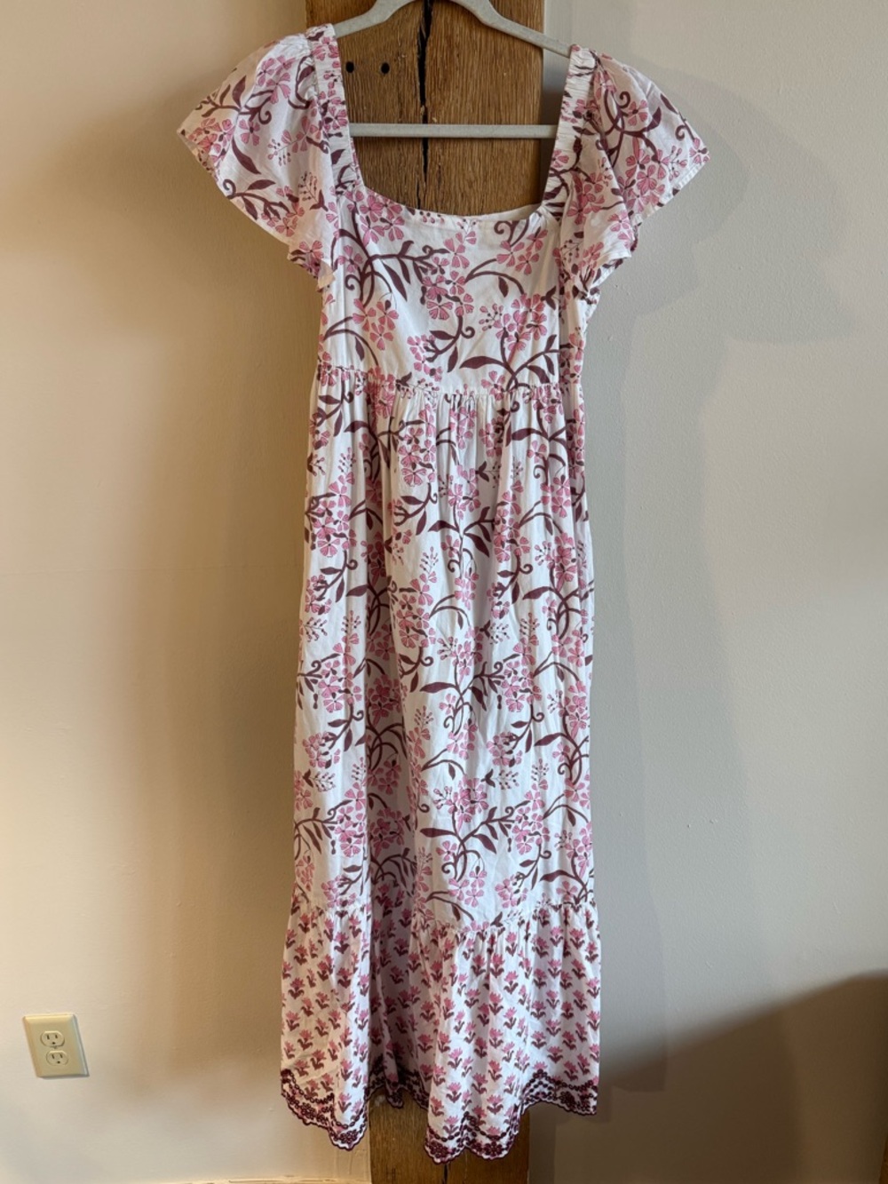 Saule Parc Milly 100% Cotton Floral Maxi Dress